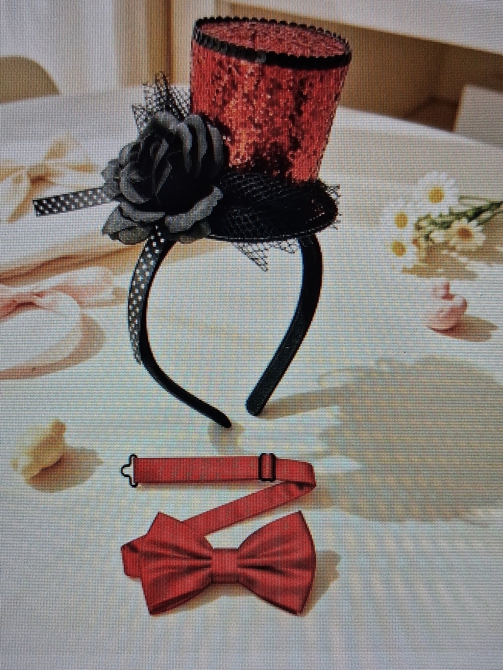 BLACK ROSE HEADBAND